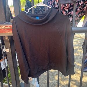 Medium cow neck pull over